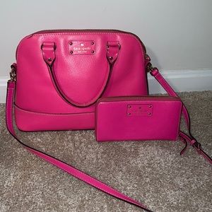 Kate spade purse and wallet set